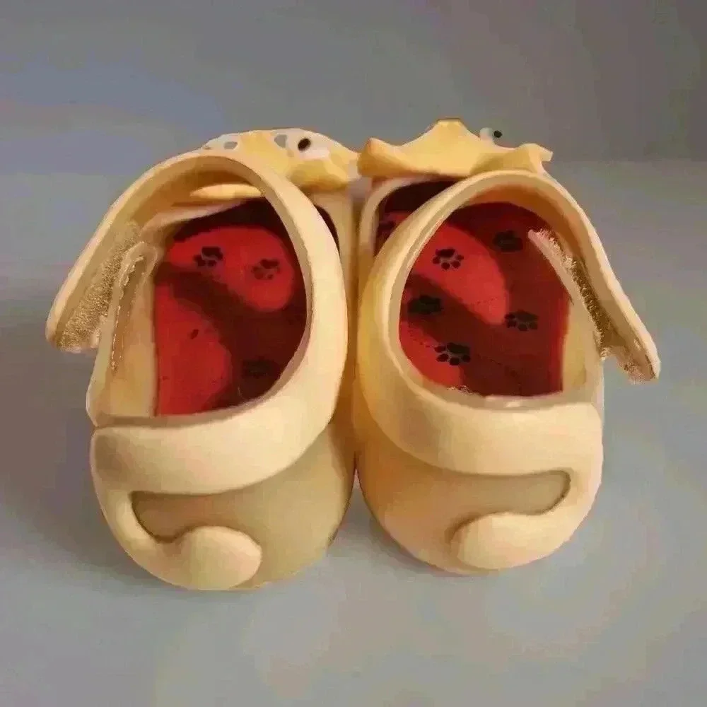 Mini Melissa Ultragirl II Gold‎ Cat Mary Jane Flats Shoes Toddler Girls Size 7c